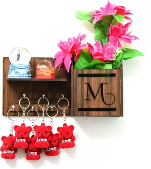 Decorasia Wood Key Holder (6 Hooks)