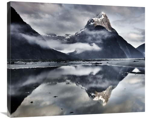 Global Gallery GCS-463207-36-142 36 in. Mitre Peak Reflecting in Milfo