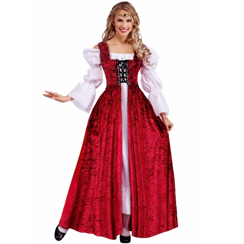 Forum Novelties Costumes 272286 Medieval Lady Lace Up Adult Gown, 