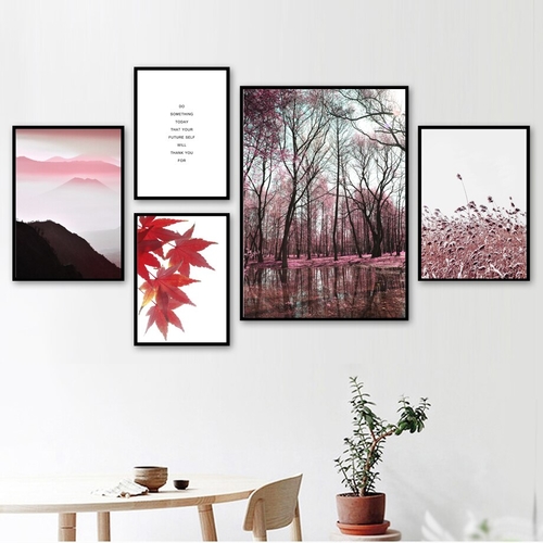 Fink Forest Maple Leaf Mountain Reed Wall