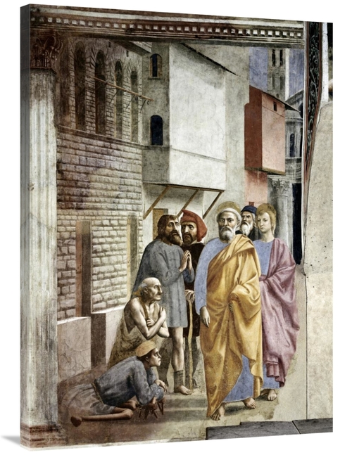 Global Gallery GCS-278415-40-142 40 in. Saint Peter Following Saint Jo