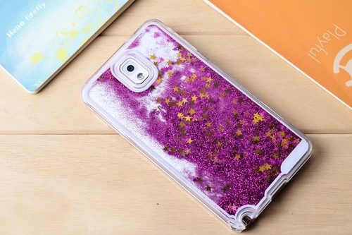 Hot Pink Glitter Phone Case For Samsung