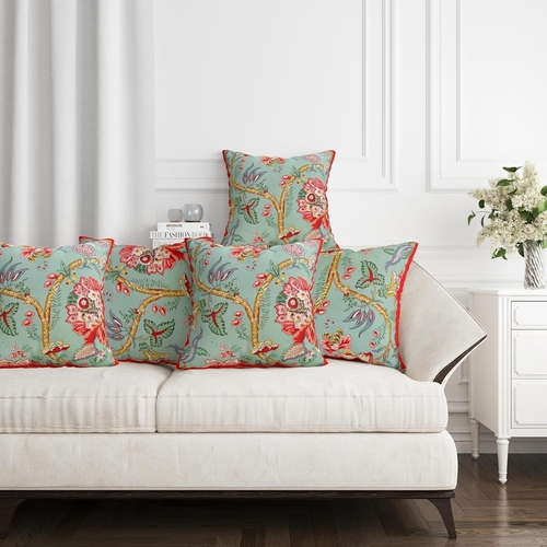 Clovertico Handmade Throw/Pillow Cushion Covers :100% Cotton Fabric :