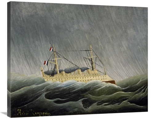 Global Gallery GCS-279896-36-142 36 in. The Ship in the Storm Art Prin