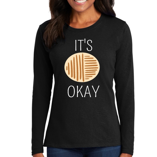 Womens Long Sleeve Graphic T-shirt - Say it Soul - its Okay