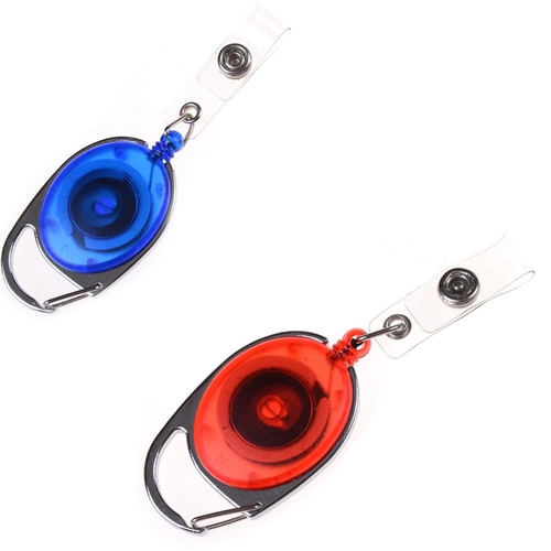 Dia 33mm Retractable Pull Key Ring Chain Reel ID