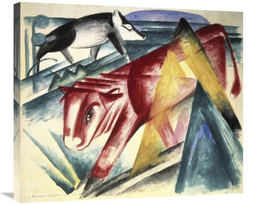 Global Gallery GCS-278390-30-142 30 in. Animals Art Print - Franz Marc