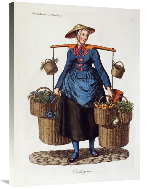 Global Gallery GCS-267363-36-142 36 in. The Costumes of Hamburg Art Pr