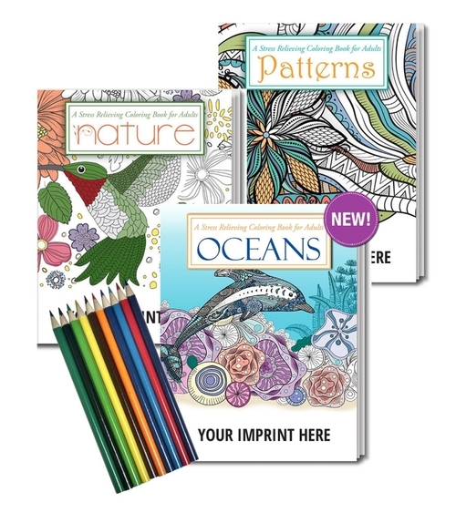 DDI 2351828 Adult Coloring Book Gift Pack Set Case of 15