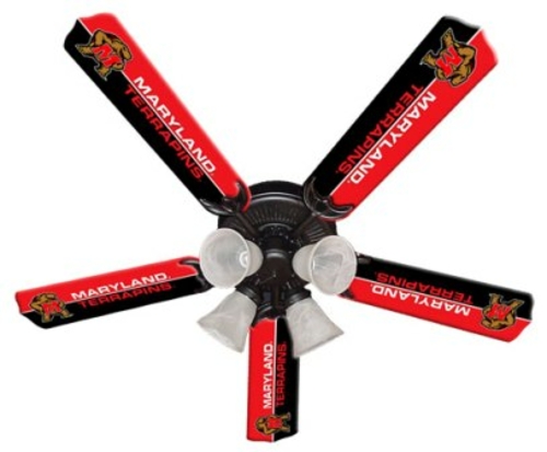 Ceiling Fan Designers 7995-MAR New NCAA MARYLAND TERRAPINS 52 in. Ceil