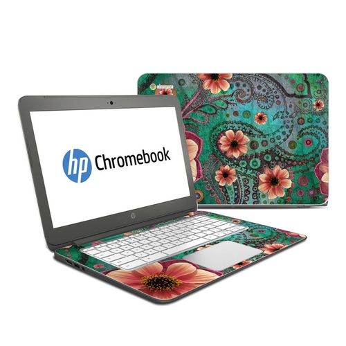 DecalGirl HC14-PAISPAR HP Chromebook 14 Skin - Paisley Paradise