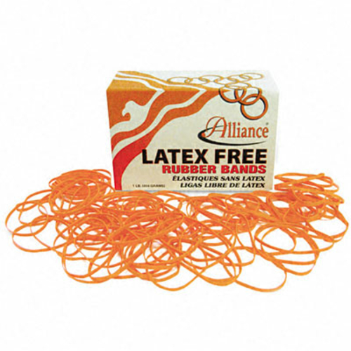 Alliance 37546 Latex Free Rubber Bands  Size 54 (Orange)  Sizes 19/33/