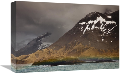 Global Gallery GCS-397786-1218-142 12 x 18 in. Rainbow Over Rocks At E