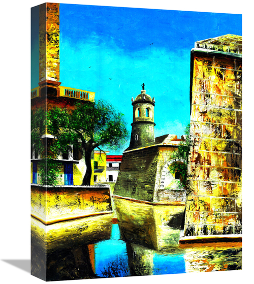 Global Gallery GCS-477340-1216-142 12 x 16 in. Cuban Rivera Art Print 