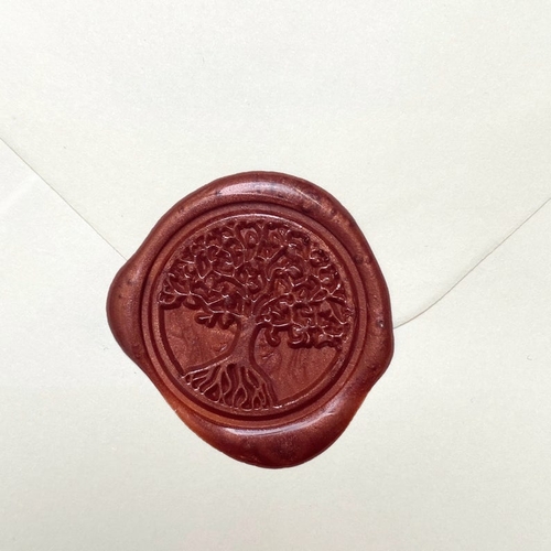 Bundle of Self-adhesive Tree Design Wax Seals