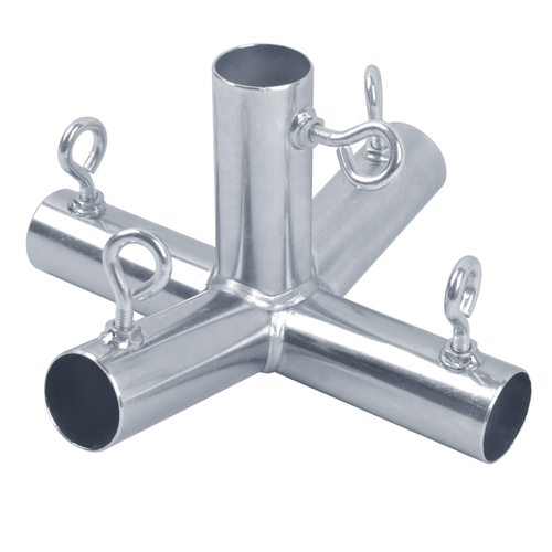 AHC 7566623 P5F 1.5 x 1.5 x 1.5 in. Dia. Galvanized Steel Canopy Fitti