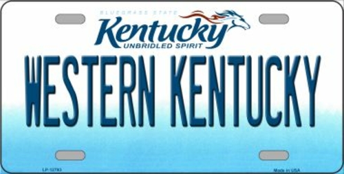 Smart Blonde LP-12793 6 x 12 in. Western Kentucky Novelty Metal Licens