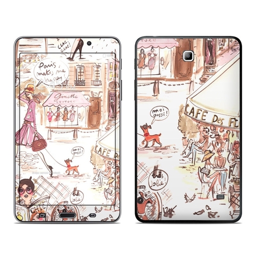 DecalGirl ST47-PARHPY Samsung Galaxy Tab 4 7 in. Skin - Paris Makes Me