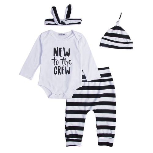 Newborn Toddler Infant Baby Boy Girl Long Sleeve