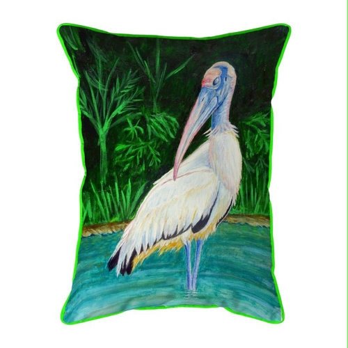 Betsy Drake HJ738 16 x 20 in. Dicks Wood Stork Large Indoor & Outdoor 