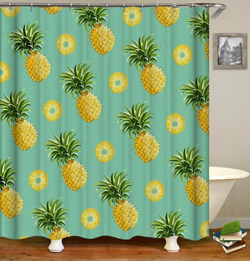 Pineapples And Pineapples Cuts Shower Curtain