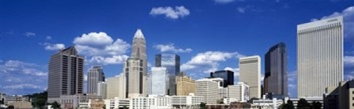 Panoramic Images PPI51276L Skyscrapers in a city  Charlotte  Mecklenbu