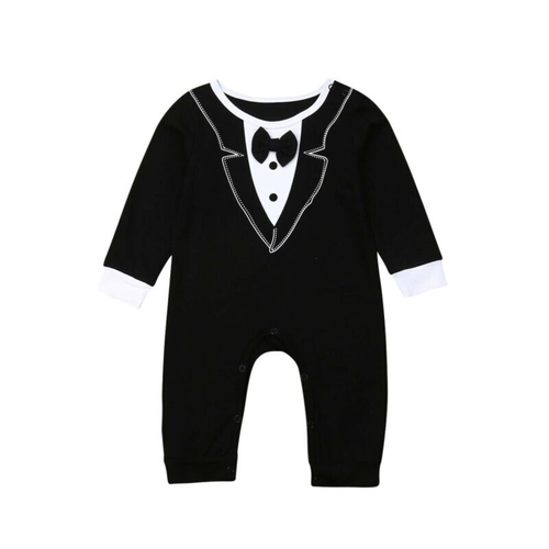 Formal Baby Boy Gentleman Romper Wedding