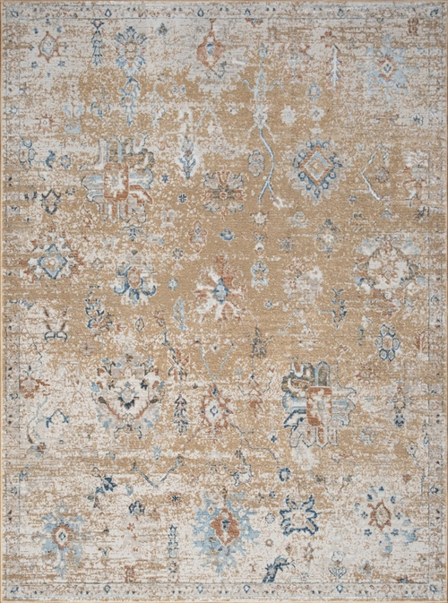 Noble GC_GEN7008 Gold 7 ft. 10 in. x 10 ft. 3 in. Area Rug