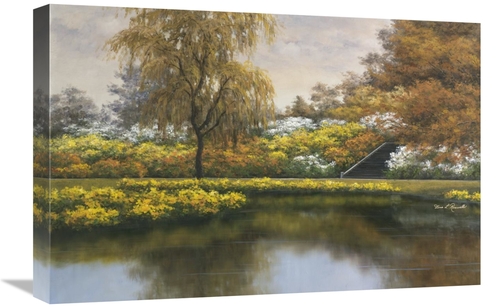 Global Gallery GCS-394005-1624-142 16 x 24 in. Floral Gardens Art Prin