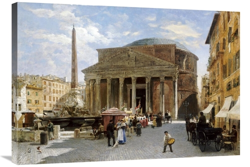 Global Gallery GCS-268093-36-142 36 in. The Pantheon, Rome Art Pri