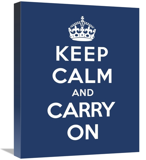 Global Gallery GCS-371969-1620-142 16 x 20 in. Keep Calm & Carry on - 