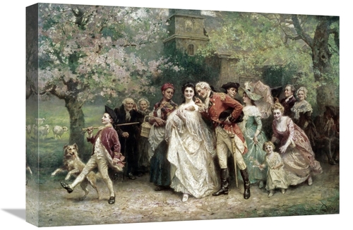 Global Gallery GCS-277521-22-142 22 in. Christening Art Print - Jean L