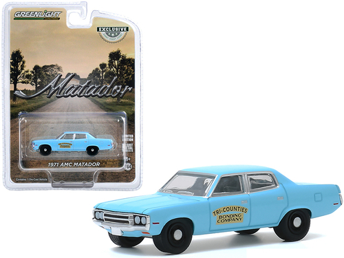 1971 AMC Matador Bright Blue \Tri-Counties Bonding Company\" \"Hobby