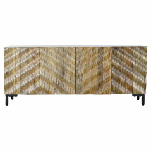 Sideboard DKD Home Decor   177 x 45 x 75 cm Black Metal Brown Mango