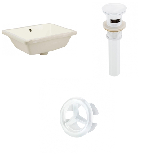 American Imaginations AI-20591 18.25 in. Rectangle Undermount Sink Set