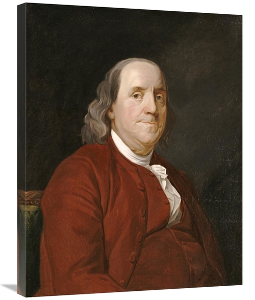 Global Gallery GCS-268687-30-142 30 in. Benjamin Franklin Art Print - 