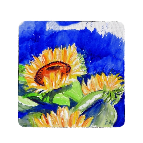 Betsy Drake CT775 Rising Sunflower Coaster - Set of 4