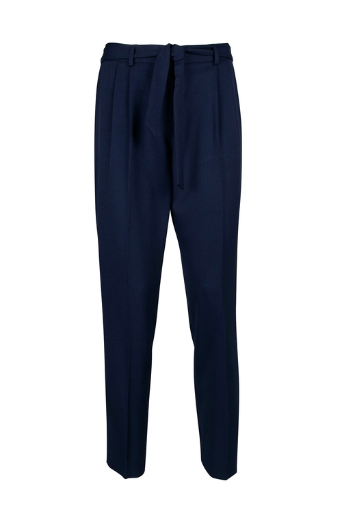 Tahari ASL Tie Waist Midwaist Twill Pants