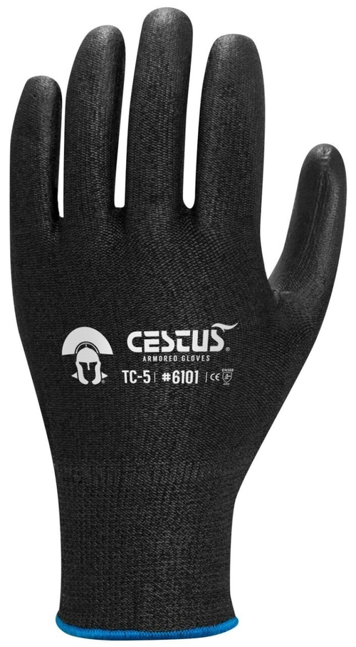 Cestus 6101 XL TC5 Glove Black Glove, Extra Large