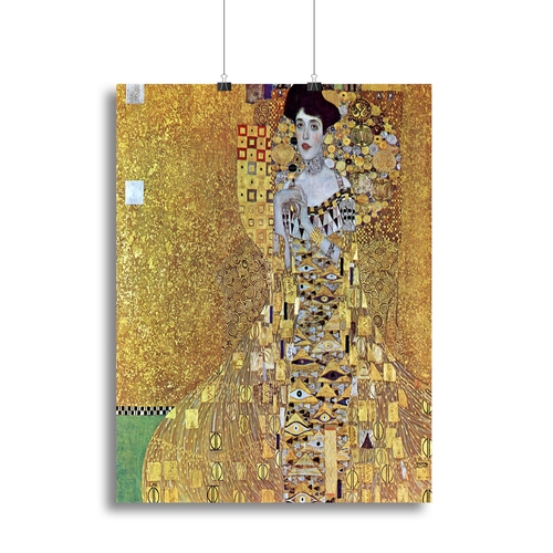 Portrait of Block Bauer 2 by Klimt Canvas Print or Poster