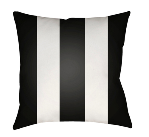 Surya SOL064-1818 Edgartown 18 x 18 x 4 in. Throw Pillow, Black - 