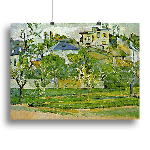 Fruit garden in Pontoise by Cezanne Canvas Print or Poster