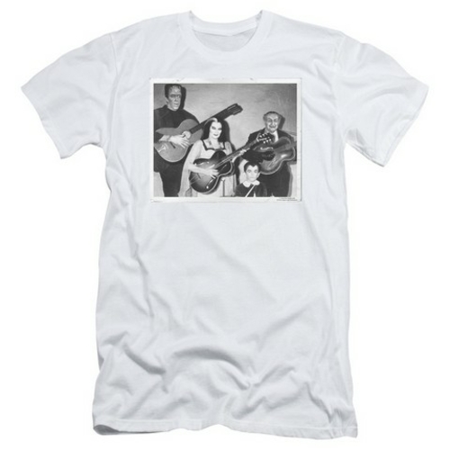 Munsters-Play It Again Short Sleeve Adult 30-1 Tee, White - 2X