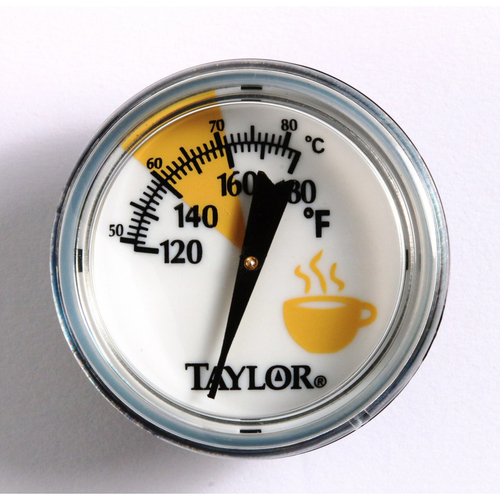 Taylor 6410856 Instant Read Analog Cappuccino Frothing Thermometer