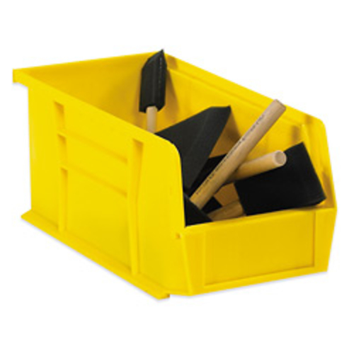 Box Partners BINP1816Y 16 .50 in. x 18 in. x 11 in. Yellow Plastic Sta