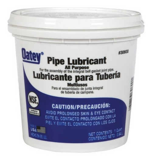 Oatey 30600 1 qt. Pipe Lubricant