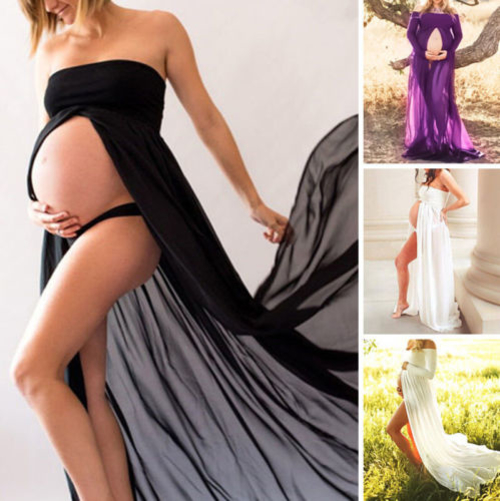 Summer Pregnant  Women Photography Props Dresses