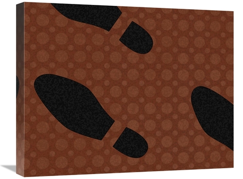 Global Gallery GCS-453834-2024-142 20 x 24 in. Clothing - Footprints A