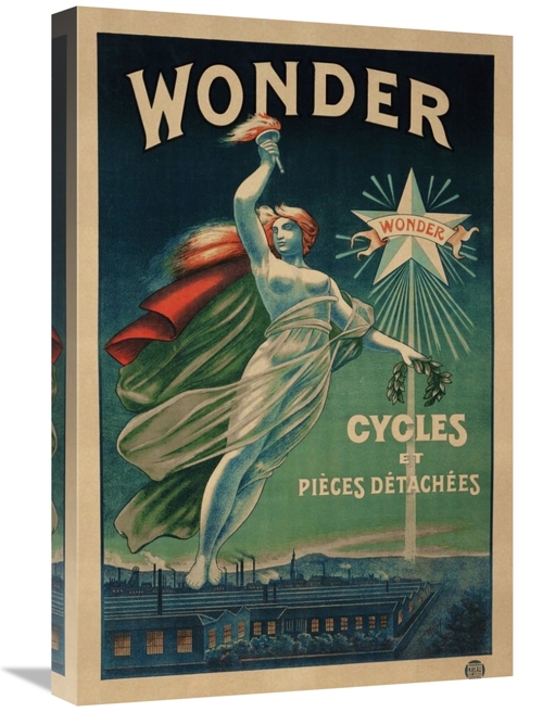 Global Gallery GCS-472715-1624-142 16 x 24 in. Wonder, Cycles Et P