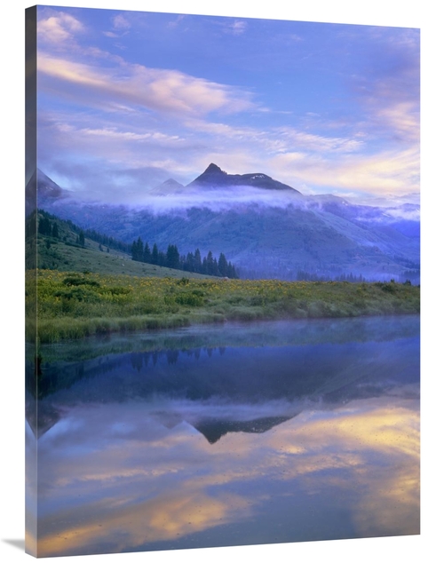 Global Gallery GCS-396288-3040-142 30 x 40 in. Ruby Range Reflected in